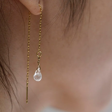 Hario Handmade Jewelry- Little frozen water earrings - GLUE Associates