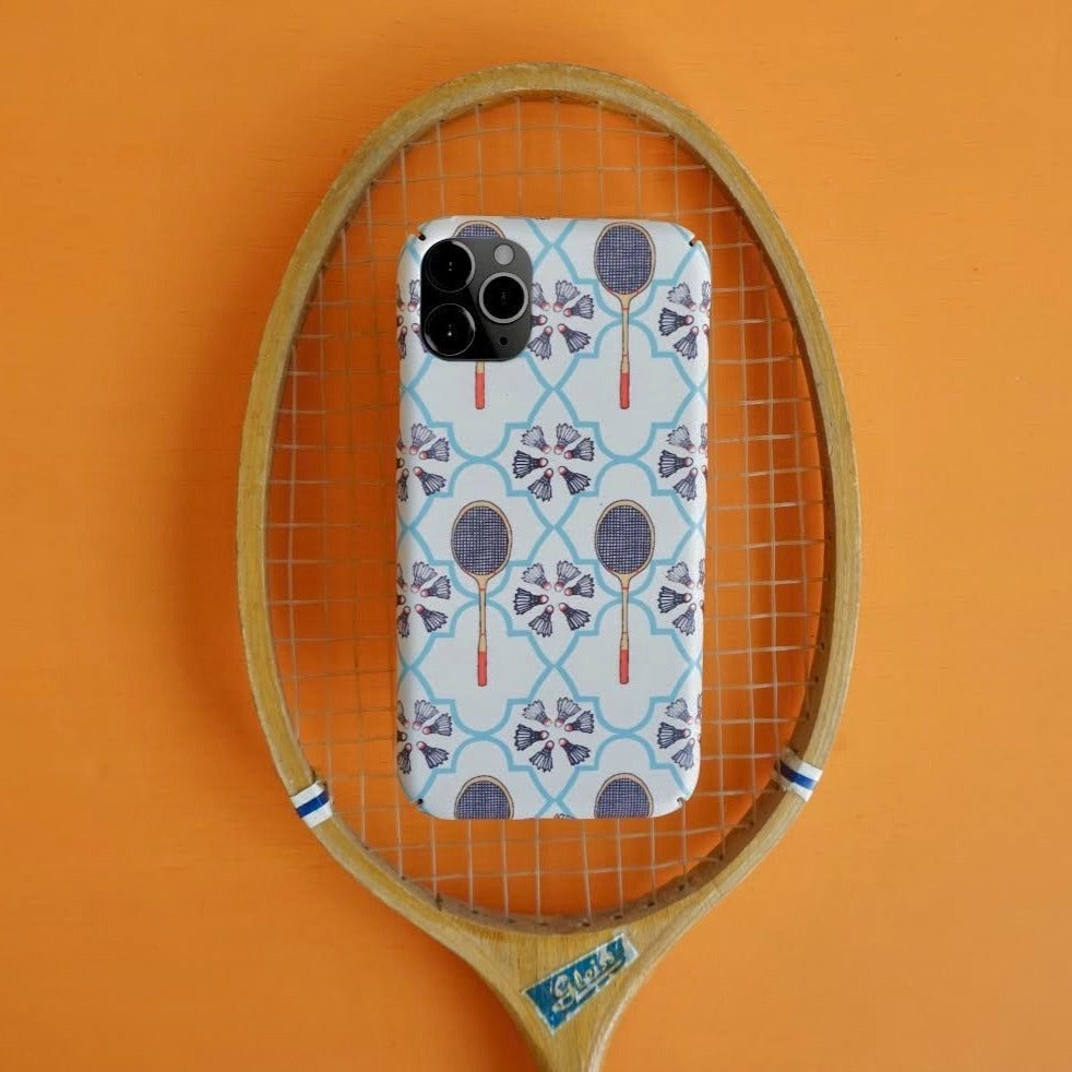 Vintage Recreation - Badminton Phone case - GLUE Associates