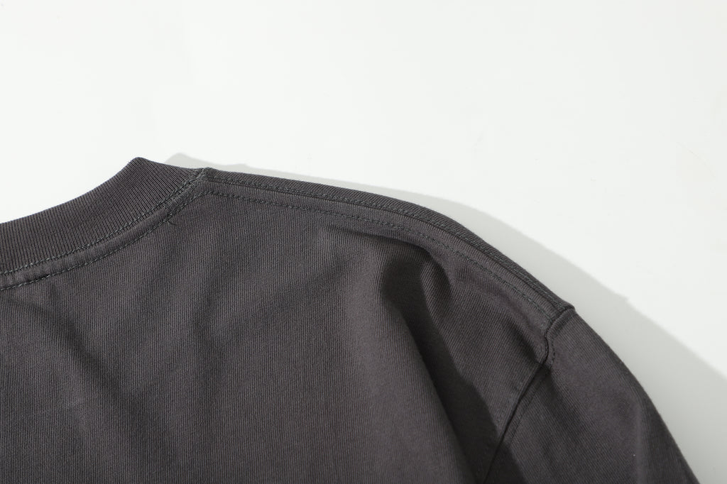 GOC Relax fit cotton tubular sweatshirt with pocket - Grey - GLUE Associates