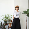 Memo of hope embroidered cotton t-shirt - white - GLUE Associates