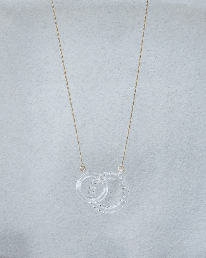 HARIO Handmade Jewelry- 2 rings Necklace - GLUE Associates