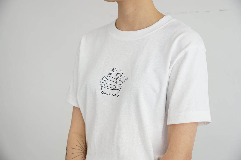 Incense Harbour T-shirt - Fisher boat - GLUE Associates