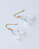 HARIO Handmade Jewelry- snow drop earrings - GLUE Associates