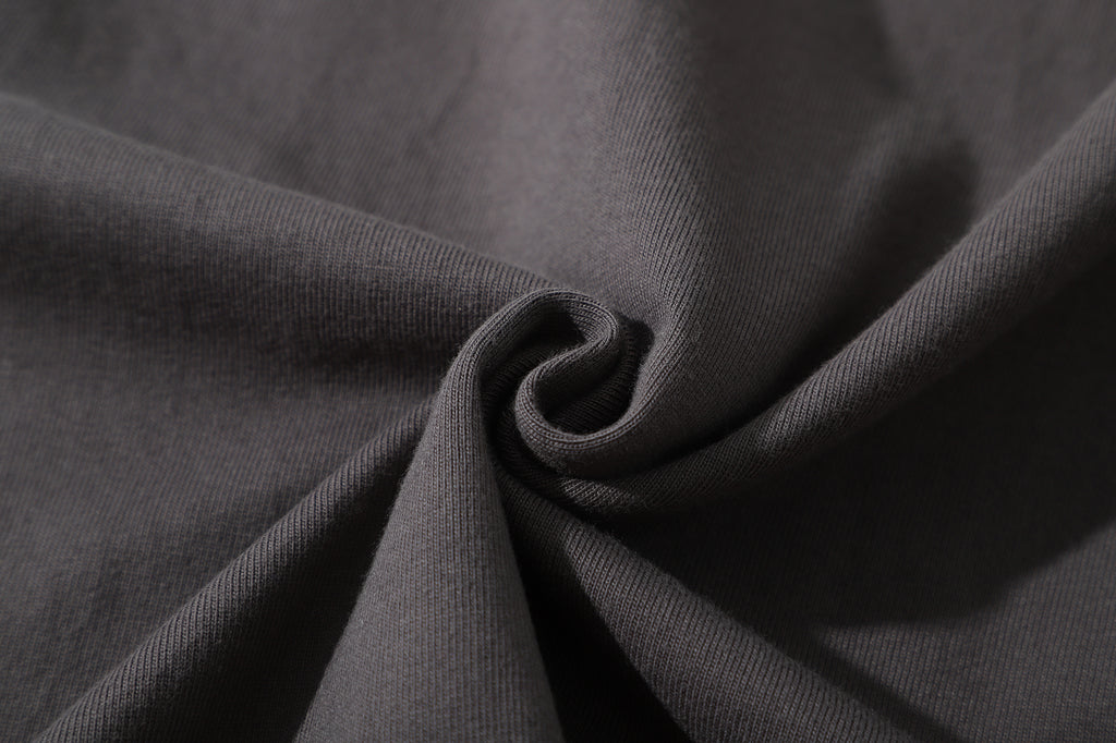 GOC Relax fit cotton tubular sweatshirt with pocket - Grey - GLUE Associates